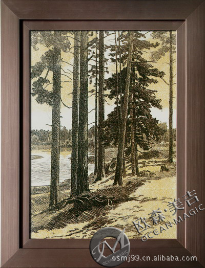 太陽樹木現(xiàn)代簡約裝飾畫 自然美學與商業(yè)機遇的融合